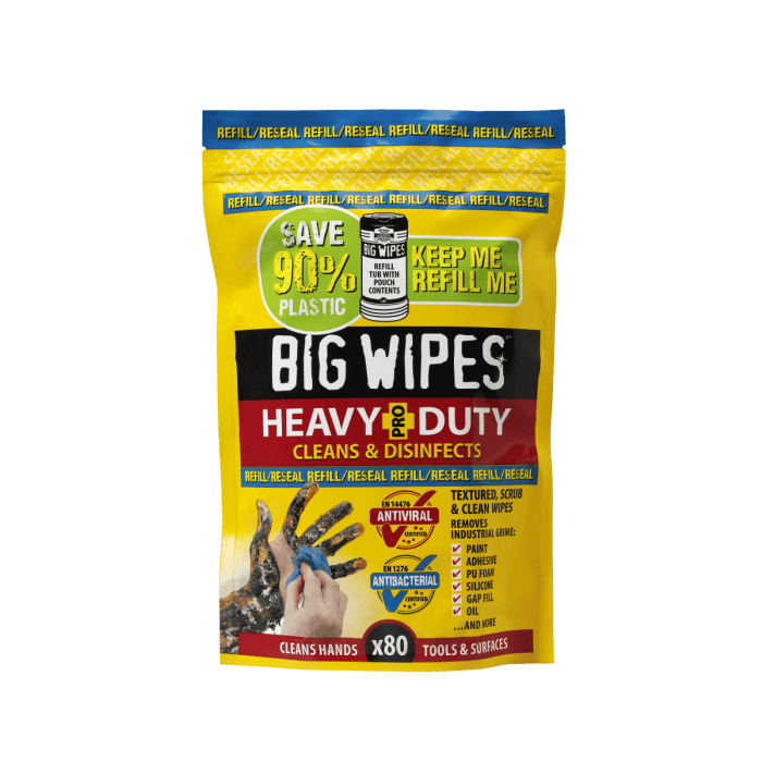 BIG WIPES HEAVY DUTY 80S REFILL (1PC)