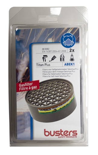 [1047306] FILTER NEW TITAN ABEK1 2 ST PLUS (2PC)