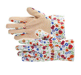 [1011993001] HANDSCHOEN FLOWER DOT GRIP (3PR)