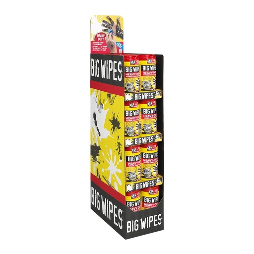 [1026597] BIG WIPES HEAVY DUTY GRONDDISPLAY 32X80S (1ST)